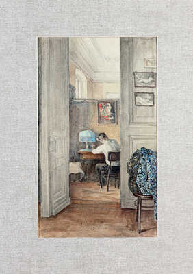 Морозов Константин Феофанович. За письменным столом 